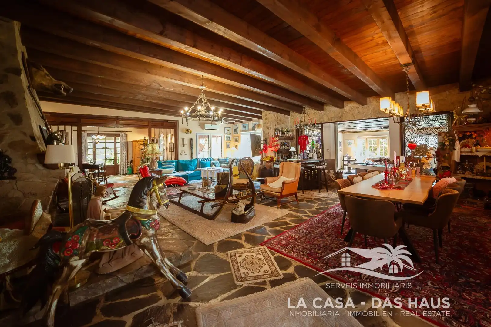 Sala de estar de Finca rústica en venta en Maçanet de la Selva