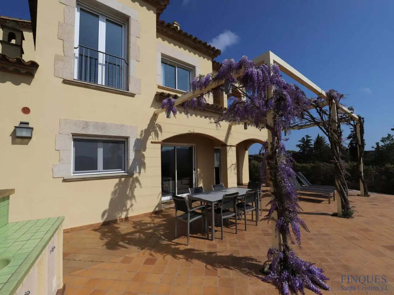 Terraza de Casa o chalet en venta en Santa Cristina d'Aro con Aire acondicionado, Calefacción y Jardín privado