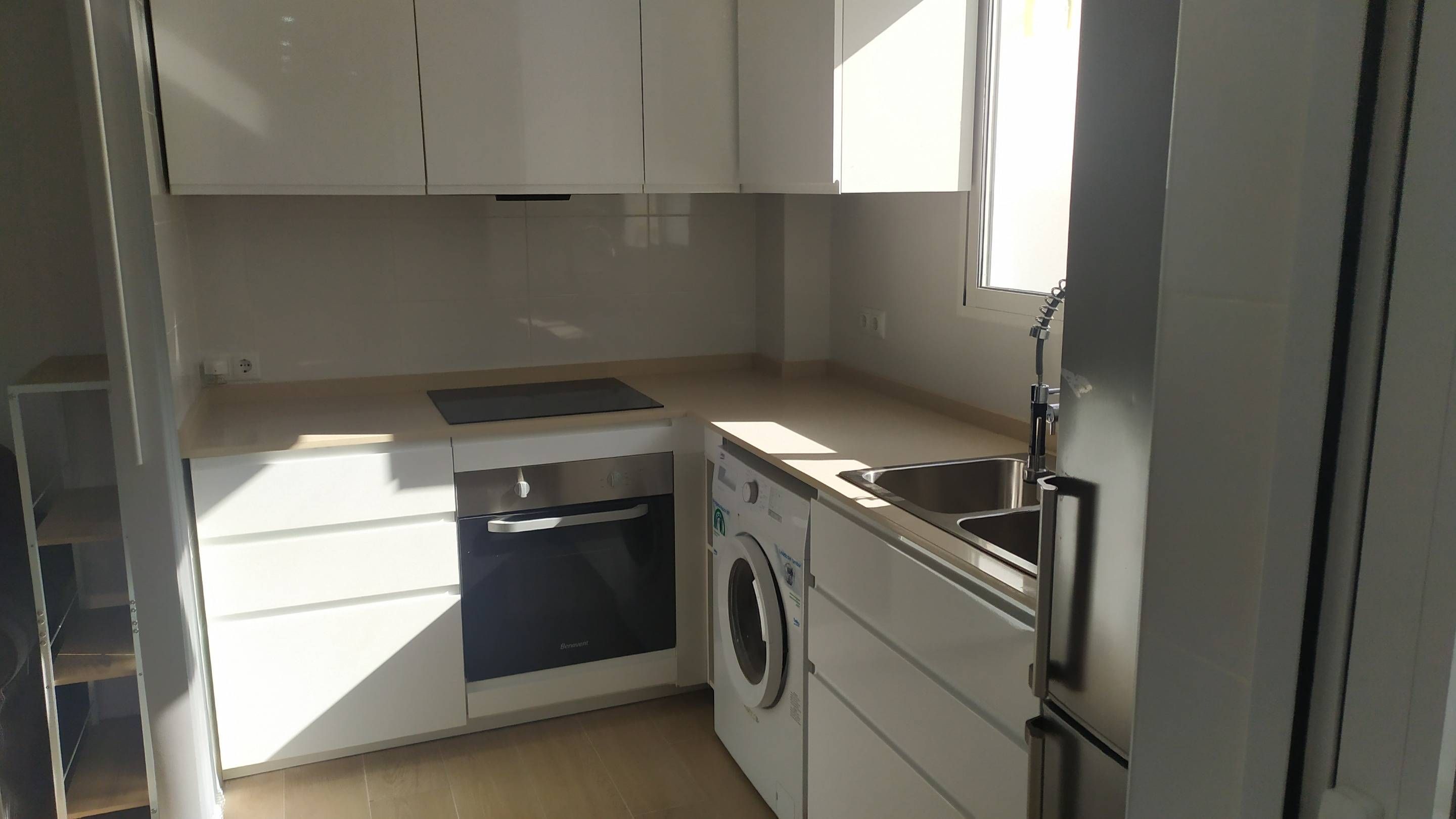 Kitchen of Flat for sale in Burjassot  with Air Conditioner and Terrace