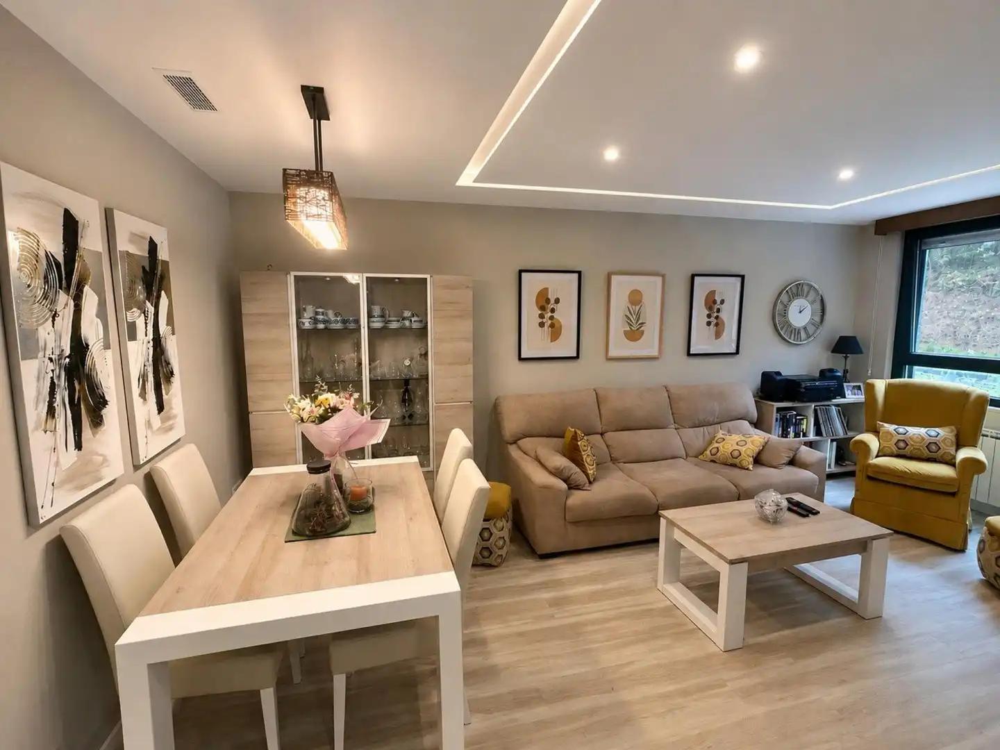 Living room of Flat for sale in Teo  with Heating