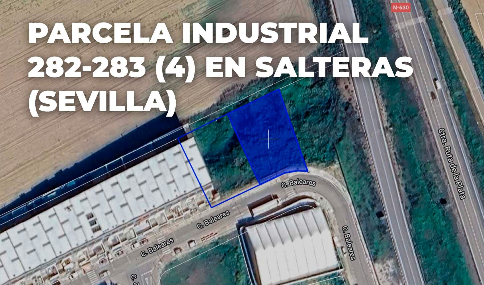 Vista exterior de Terreno industrial en venta en Salteras