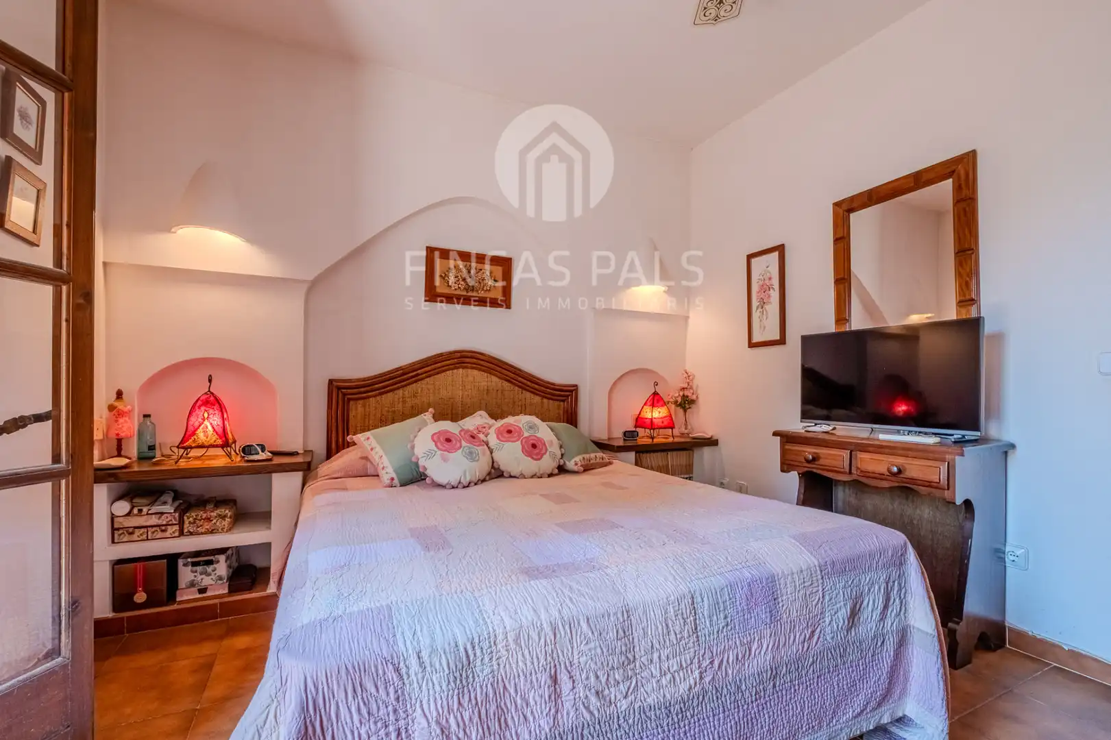 Dormitori de Casa adosada en venda en Pals amb Aire condicionat, Calefacció i Jardí privat