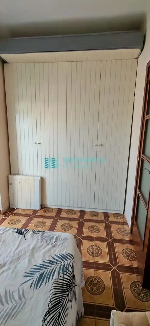 Schlafzimmer von Wohnung zur Miete in Barcelona mit Klimaanlage, Terrasse und Möbliert