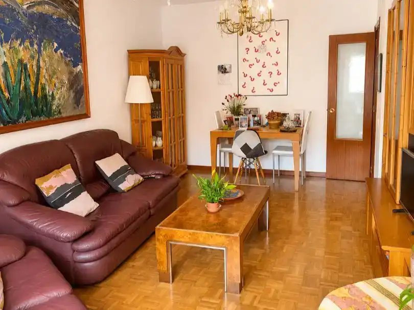Sala d'estar de Pis en venda en Viana amb Balcó