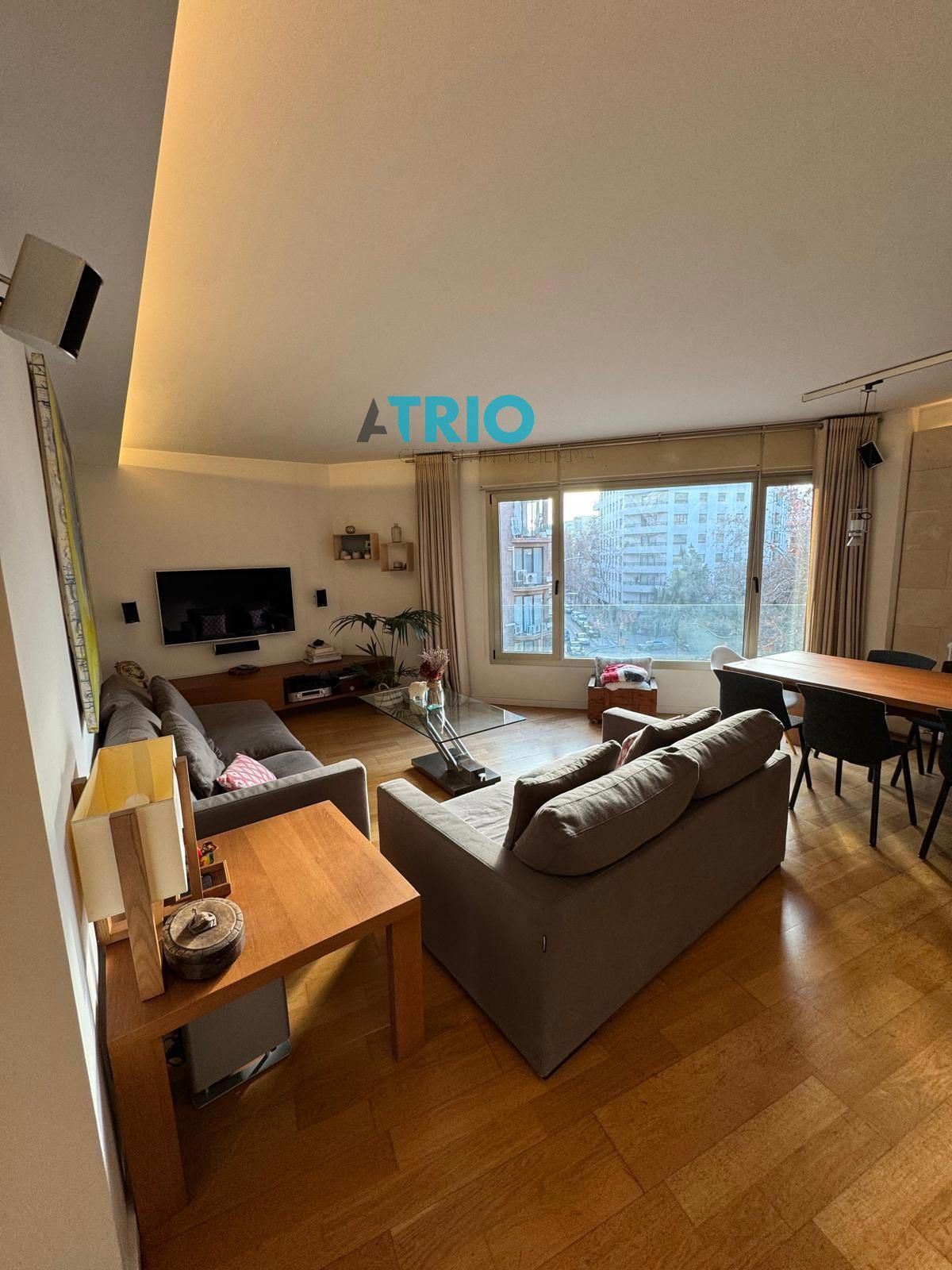 Living room of Flat to rent in  Palma de Mallorca  with Air Conditioner, Heating and Parquet flooring