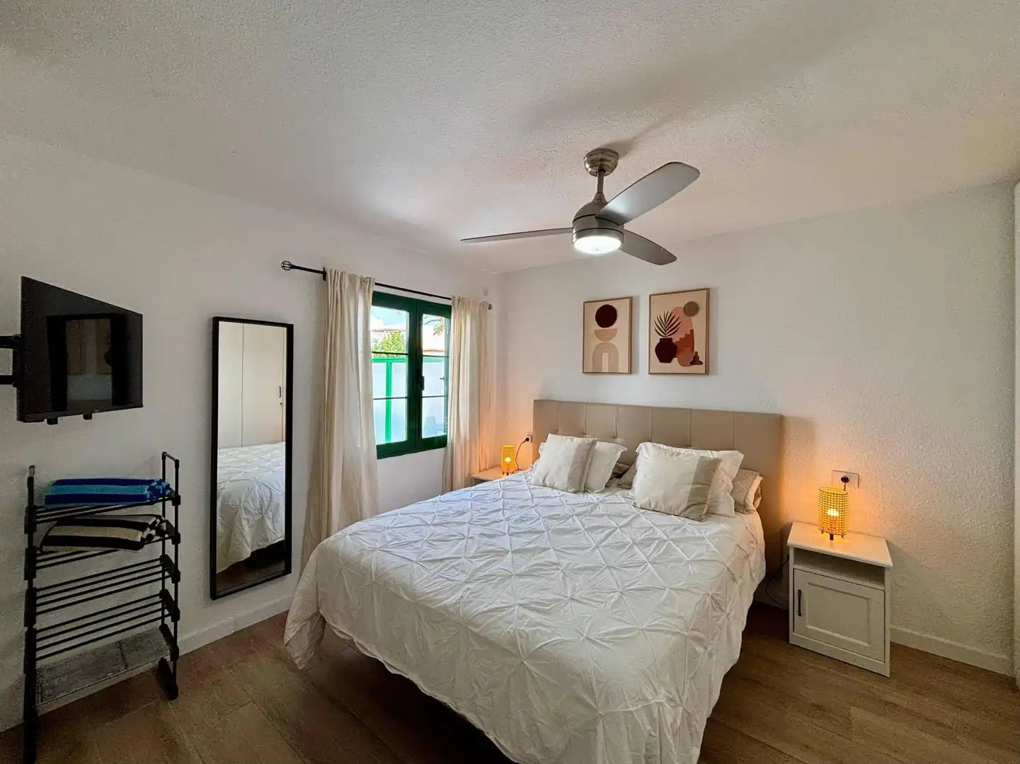 Dormitori de Apartament en venda en Antigua amb Jardí privat, Terrassa i Moblat