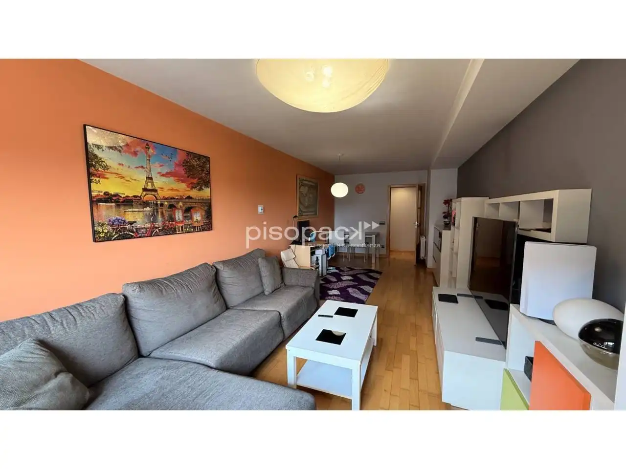 Sala de estar de Piso en venta en Berrioplano / Berriobeiti con Calefacción, Parquet y Terraza
