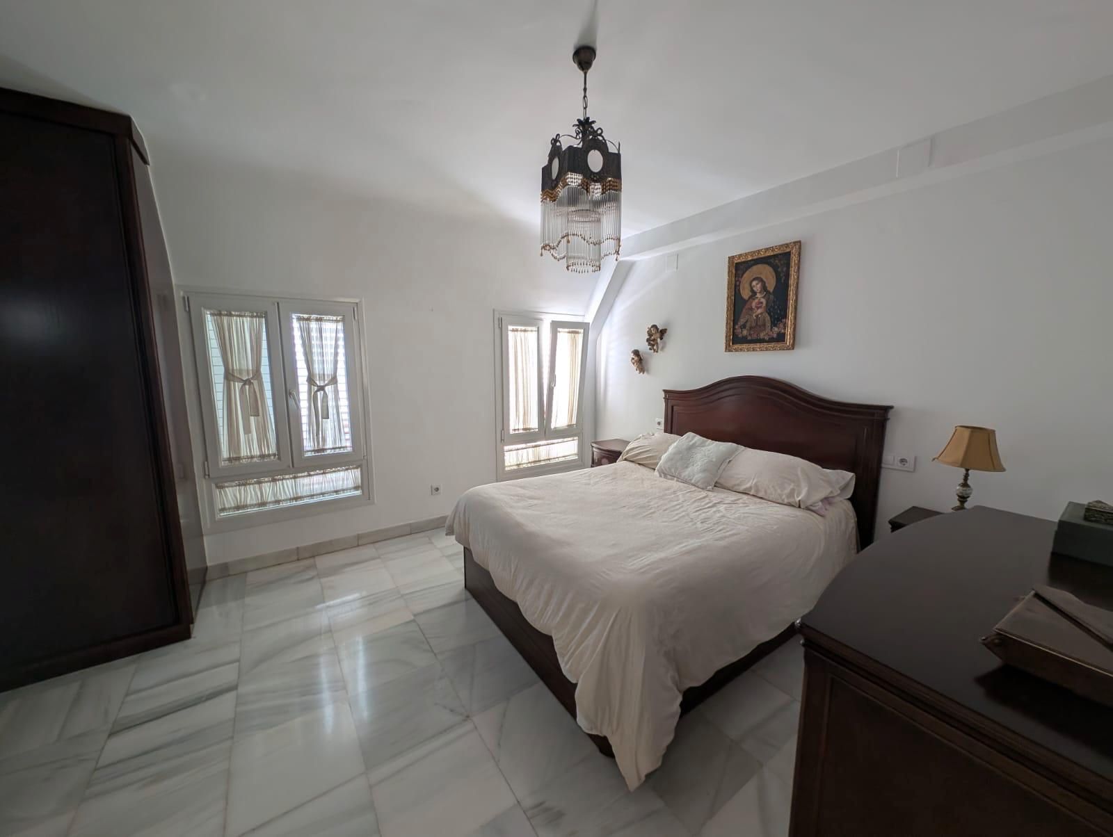 Schlafzimmer von Dachboden zum Verkauf in Alcaudete mit Klimaanlage und Terrasse