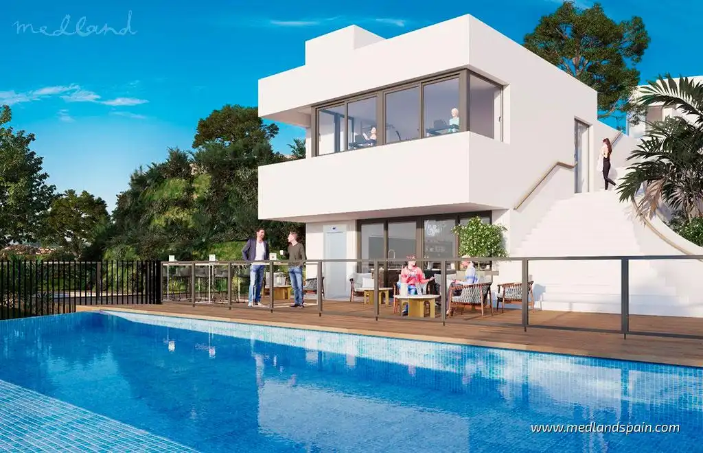 Adossat amb piscina en venda a Riviera del Sol, imagen 4
