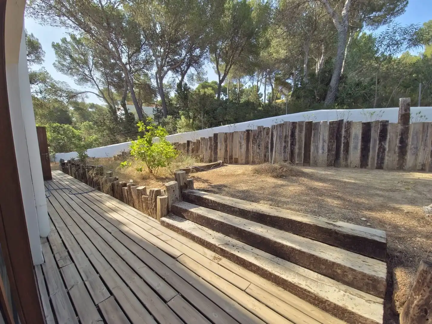 Terrassa de Casa o xalet en venda en Santa Eulària des Riu amb Aire condicionat, Calefacció i Jardí privat