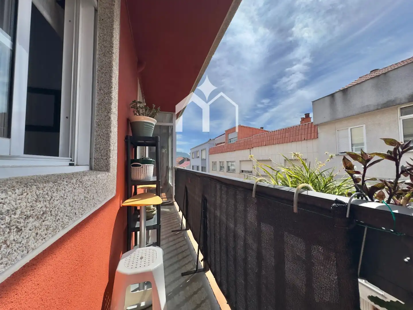 Terrassa de Apartament en venda en Moaña amb Calefacció, Parquet i Terrassa