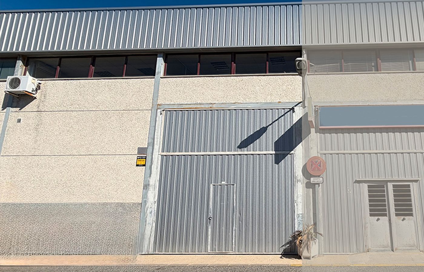 Exterior view of Industrial buildings for sale in El Puerto de Santa María  with Alarm