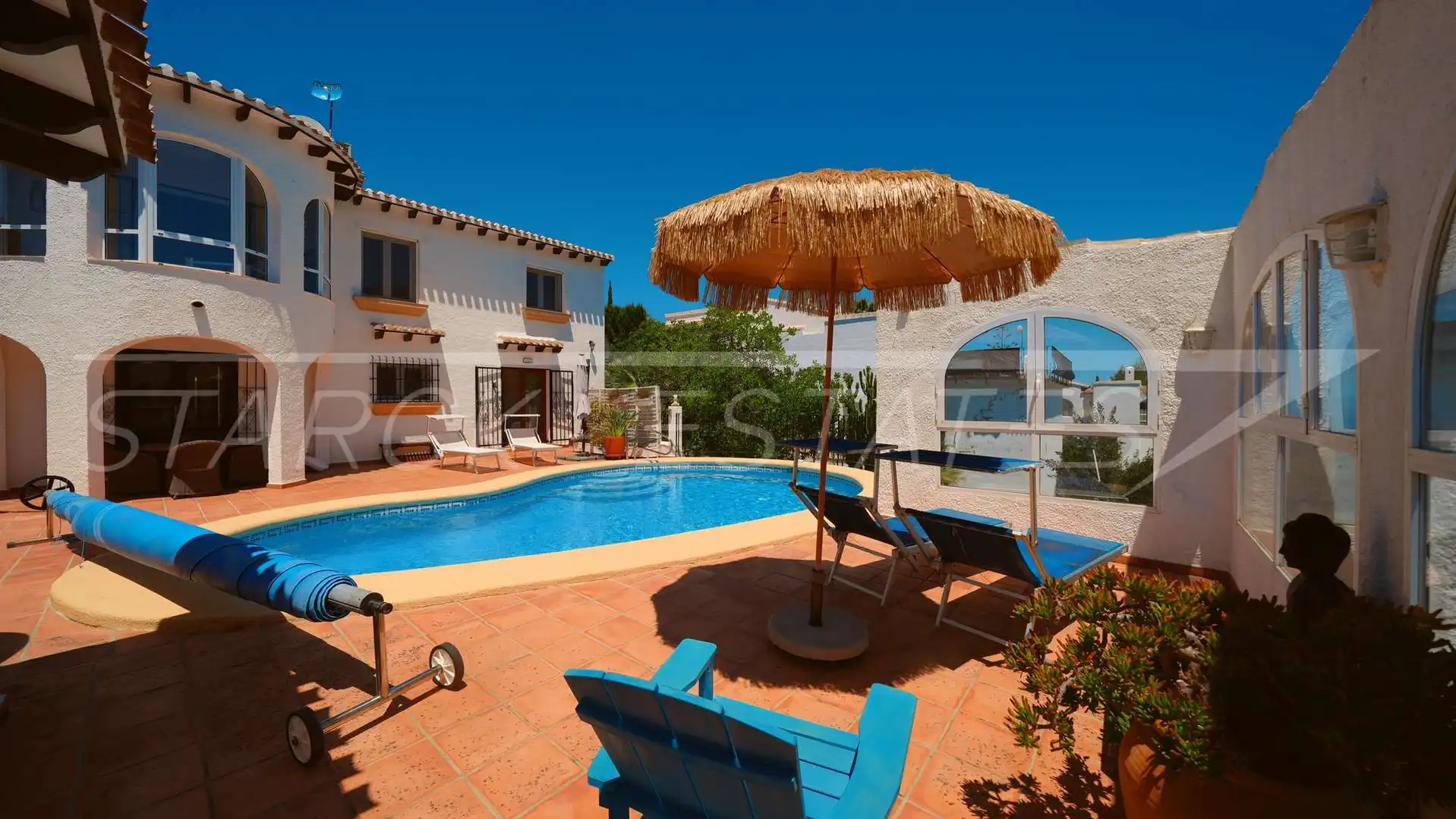 Vista exterior de Casa o chalet en venta en La Vall d'Ebo con Aire acondicionado, Jardín privado y Piscina