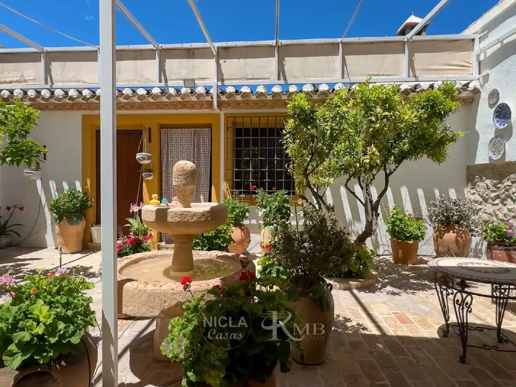 Garden of Houses for sale in Vélez-Blanco  with Air Conditioner, Terrace and Swimming Pool