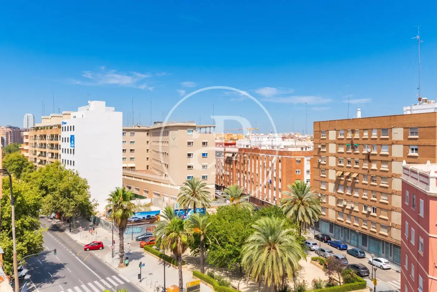 Außenansicht von Dachboden zum Verkauf in Valencia mit Klimaanlage, Heizung und Privatgarten