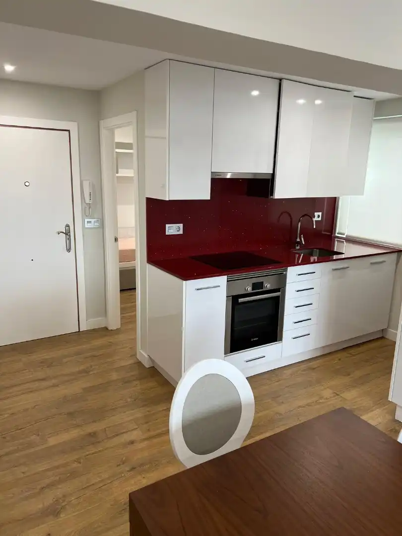Cocina de Piso en venta en A Coruña Capital  con Amueblado y Horno