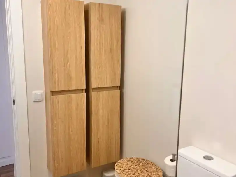 Bany de Àtic de lloguer en El Vendrell amb Aire condicionat, Parquet i Piscina