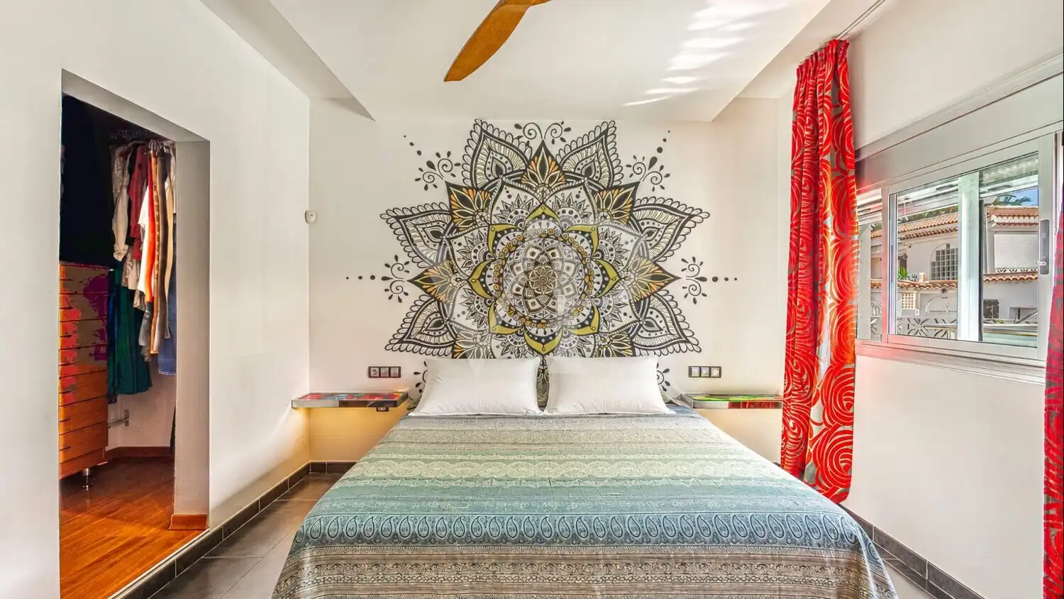 Bedroom of Houses for sale in Arona  with Air Conditioner, Parquet flooring and Terrace