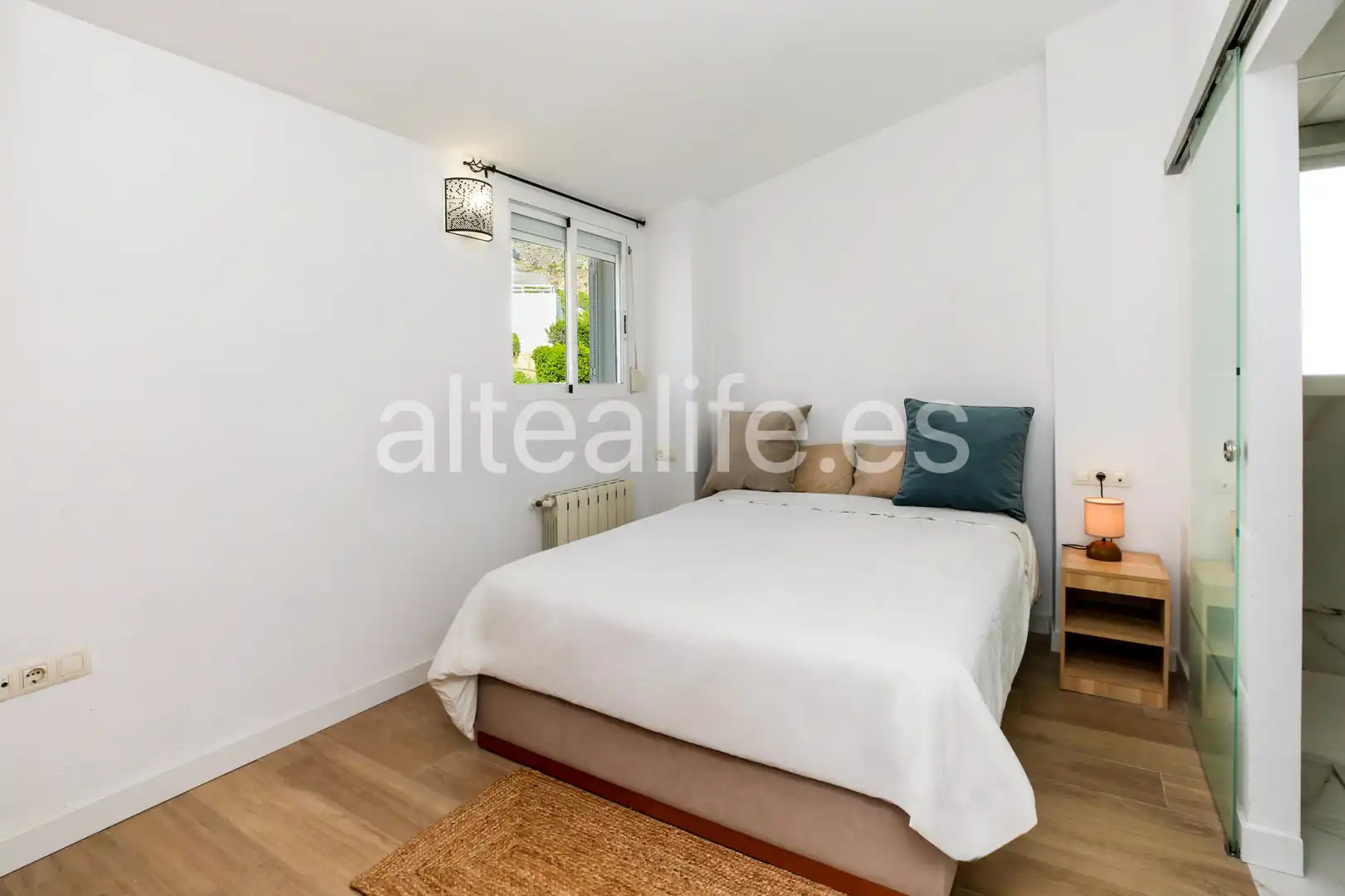 Schlafzimmer von Wohnungen zur Miete in Altea mit Klimaanlage, Heizung und Terrasse