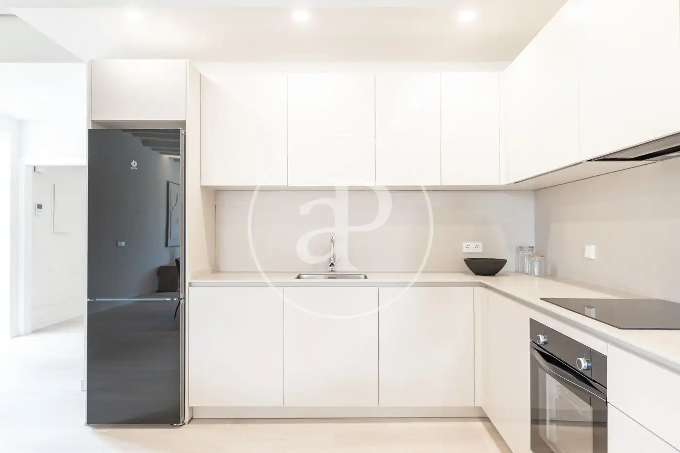 Küche von Wohnung zum Verkauf in  Palma de Mallorca mit Klimaanlage, Heizung und Terrasse