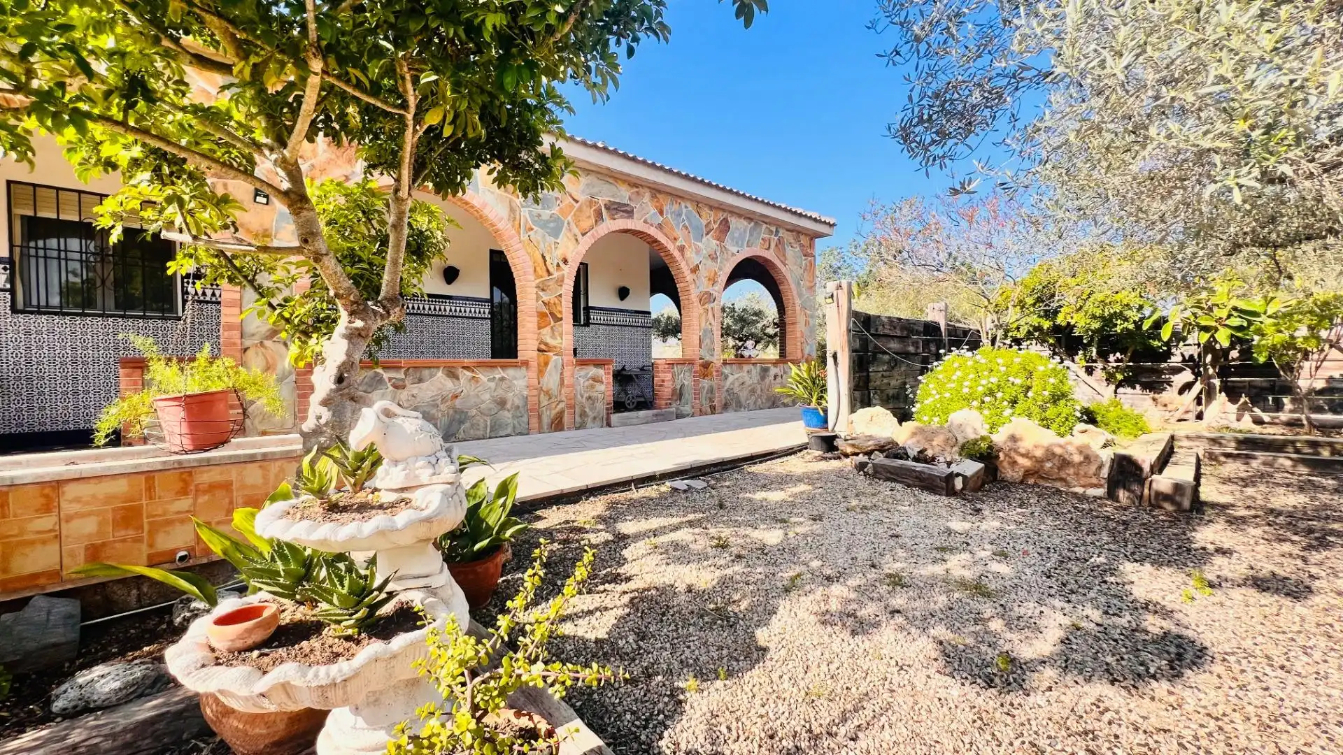 Jardín de Casa o chalet en venta en L'Ametlla de Mar  con Aire acondicionado, Jardín privado y Terraza