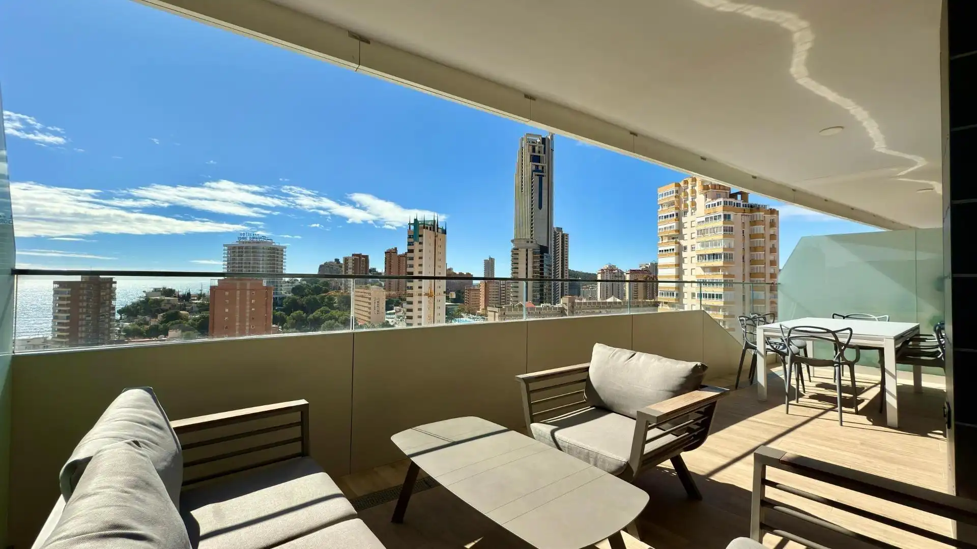 Terrace of Flat for sale in Finestrat  with Air Conditioner, Heating and Terrace