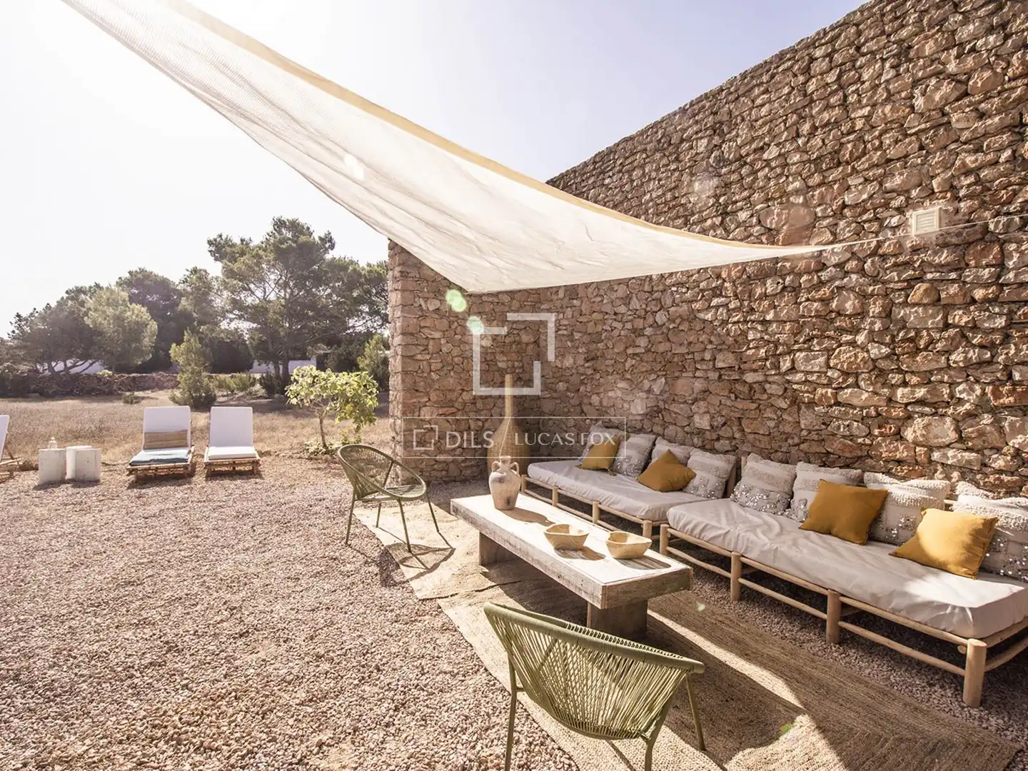 Terrassa de Casa o xalet en venda en Formentera amb Aire condicionat, Jardí privat i Piscina