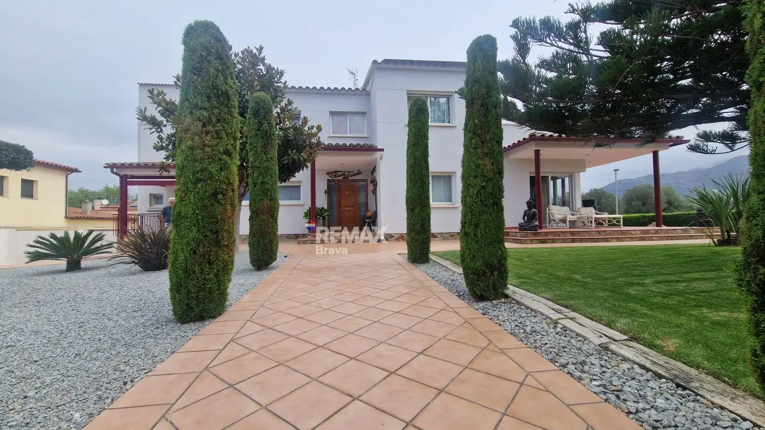 Exterior view of Houses for sale in Roses  with Air Conditioner, Private garden and Parquet flooring