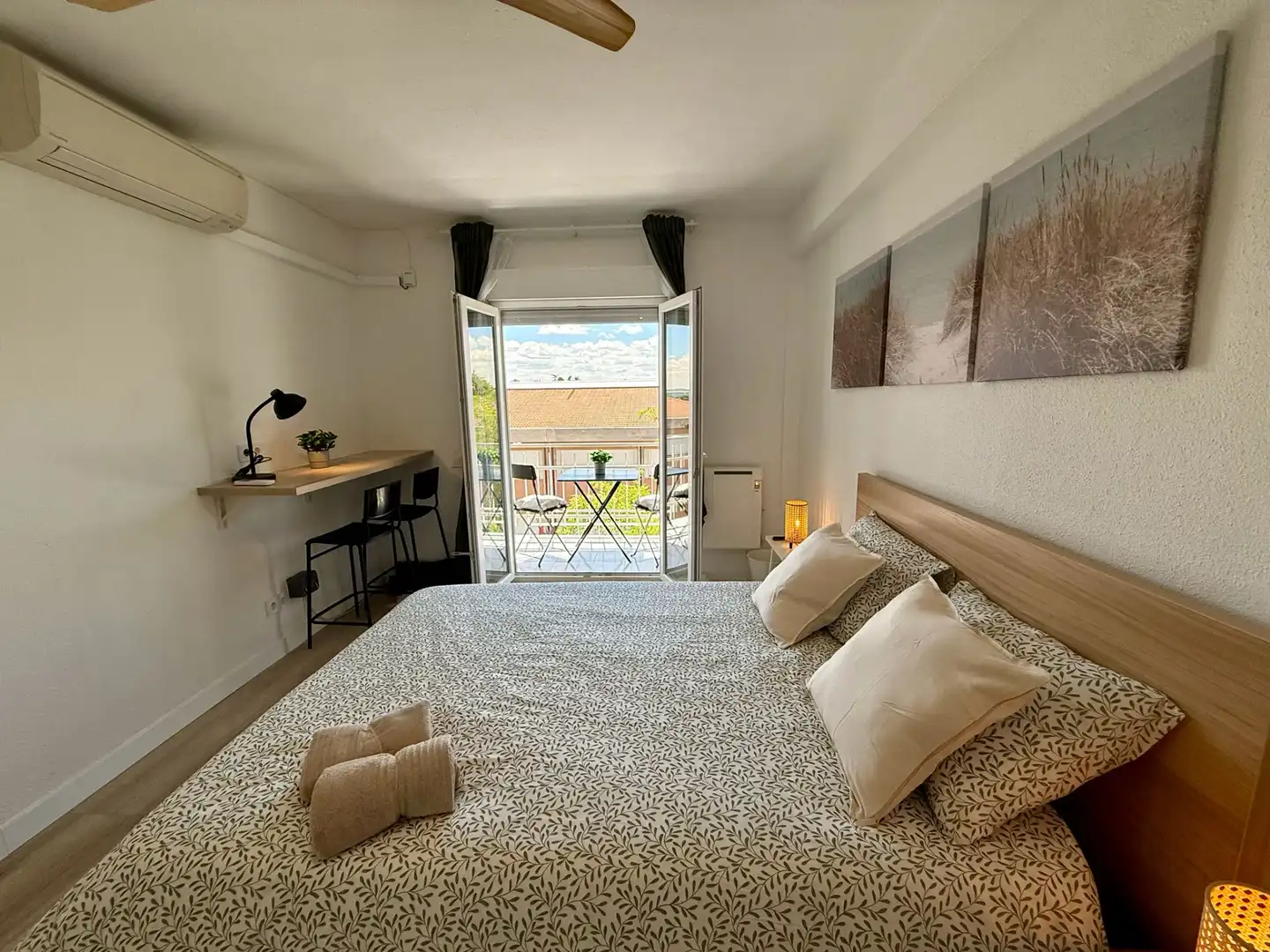 Bedroom of Flat for share in Getafe  with Heating, Furnished and Oven