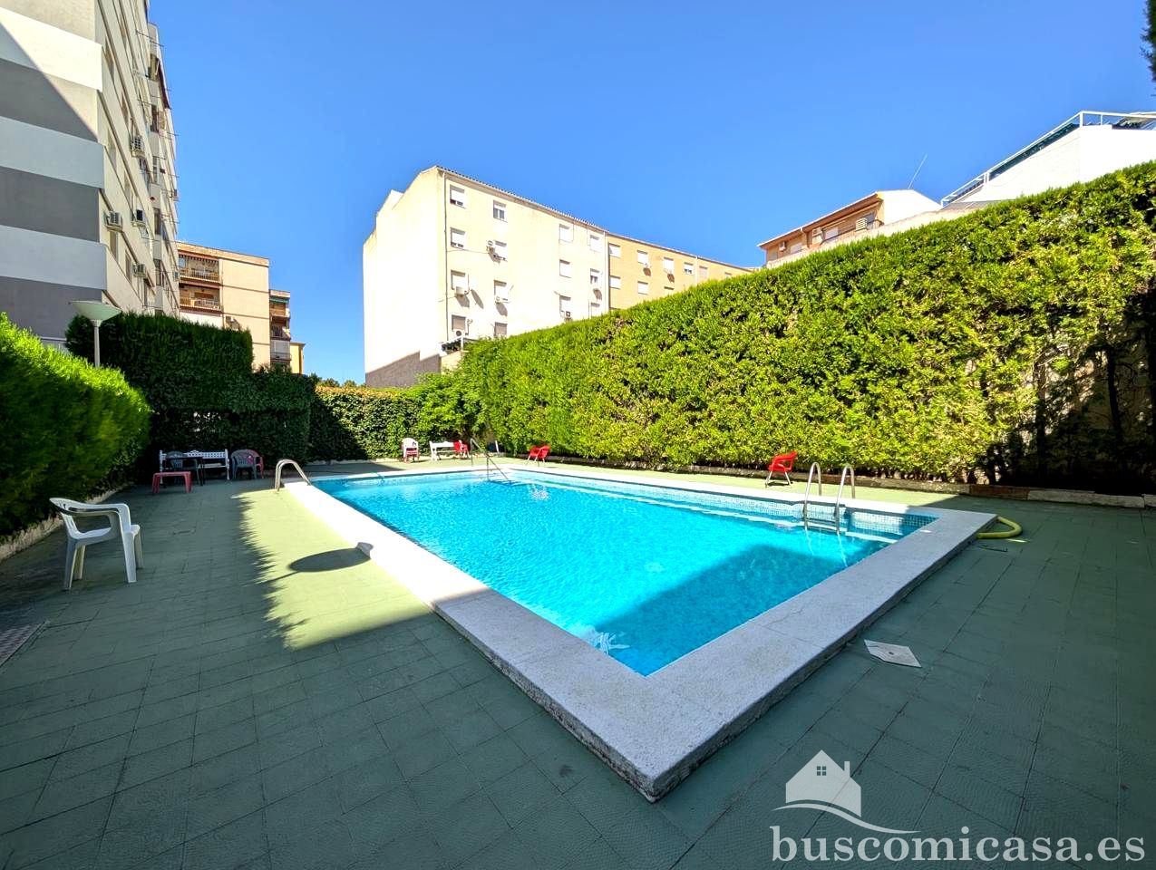 Swimming pool of Flat for sale in Linares  with Air Conditioner, Heating and Storage room