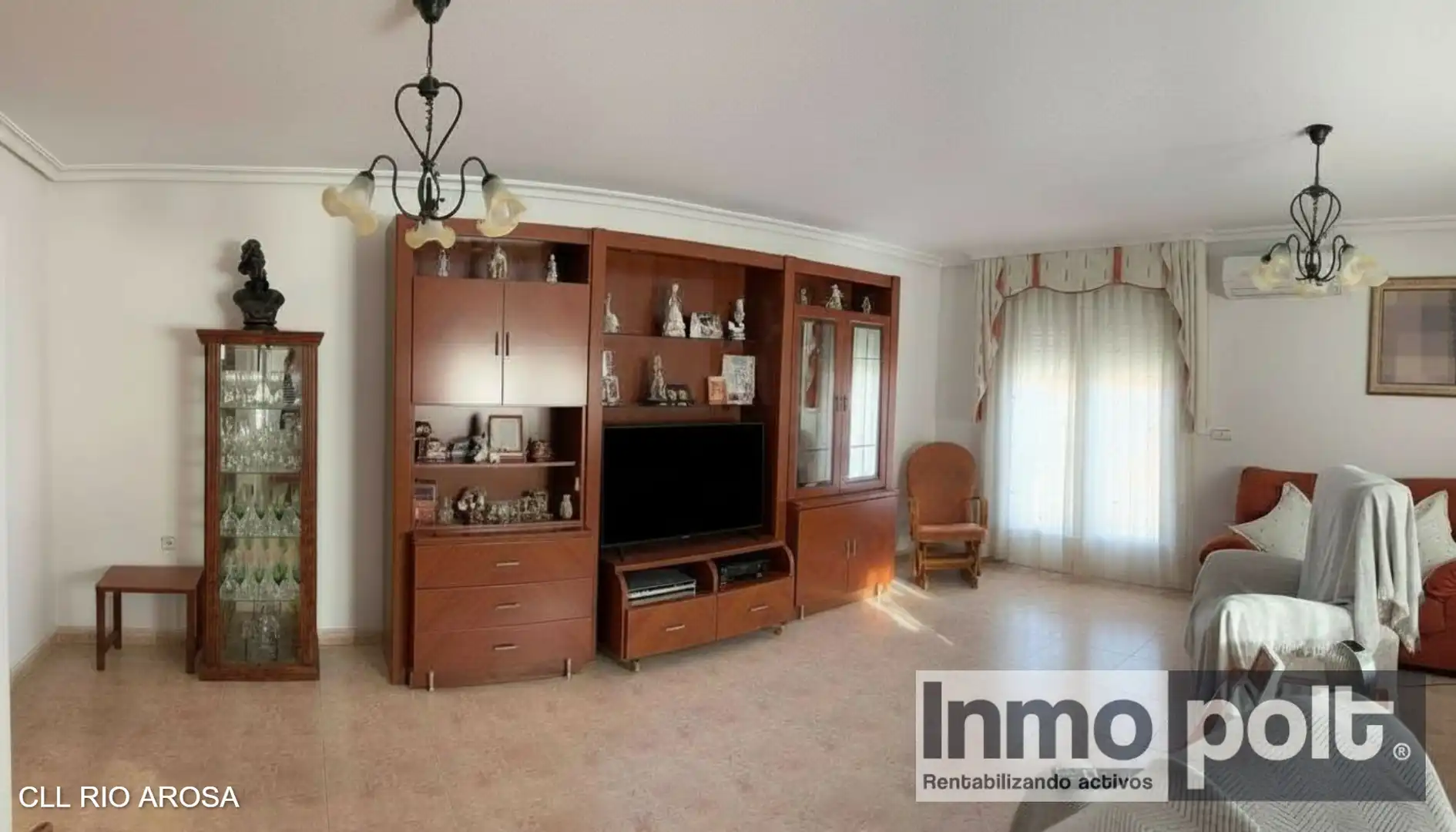 Living room of Flat for sale in Torre-Pacheco  with Air Conditioner, Terrace and Furnished
