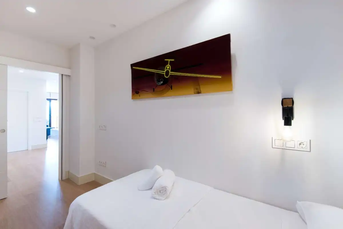 Bedroom of Apartments for sale in Benalmádena  with Air Conditioner and Furnished