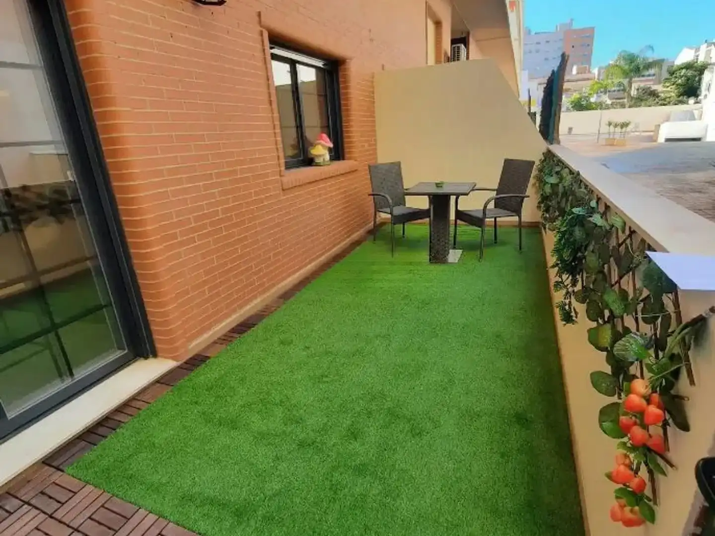 Terrace of Flat for sale in El Campello  with Air Conditioner, Heating and Private garden