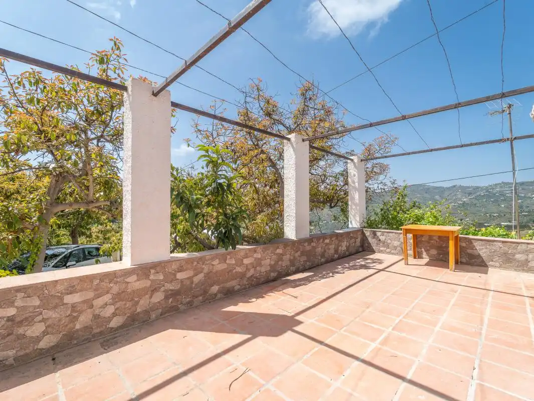Terraza de Casa adosada en venta en Frigiliana con Aire acondicionado, Calefacción y Jardín privado