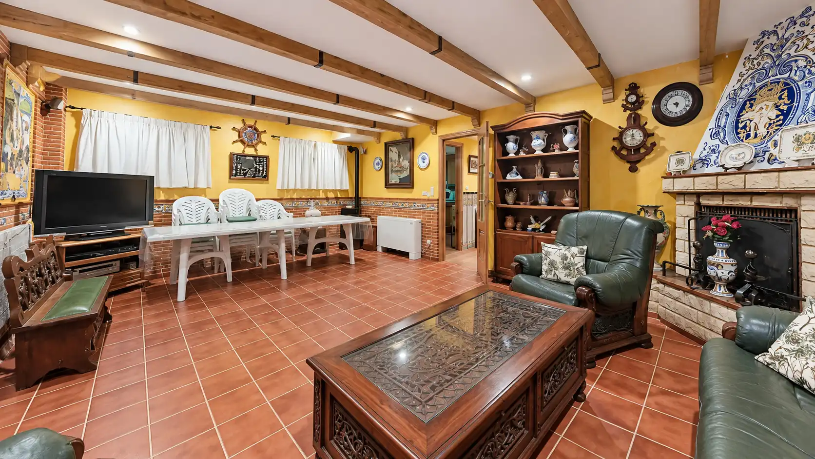 Sala de estar de Casa o chalet en venta en Pepino con Aire acondicionado, Calefacción y Jardín privado