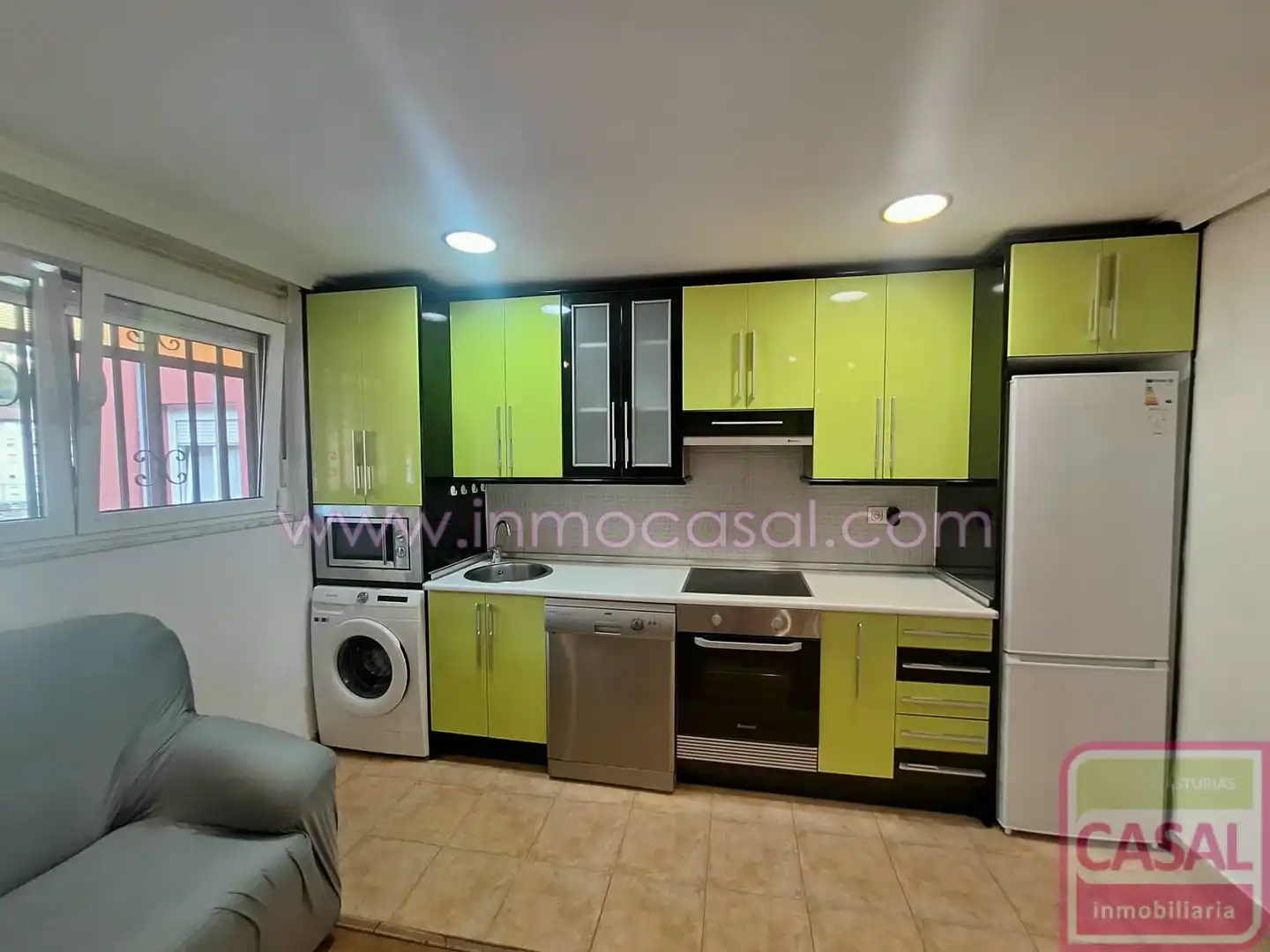 Küche von Wohnung zur Miete in Mieres (Asturias) mit Heizung, Abstellraum und Möbliert