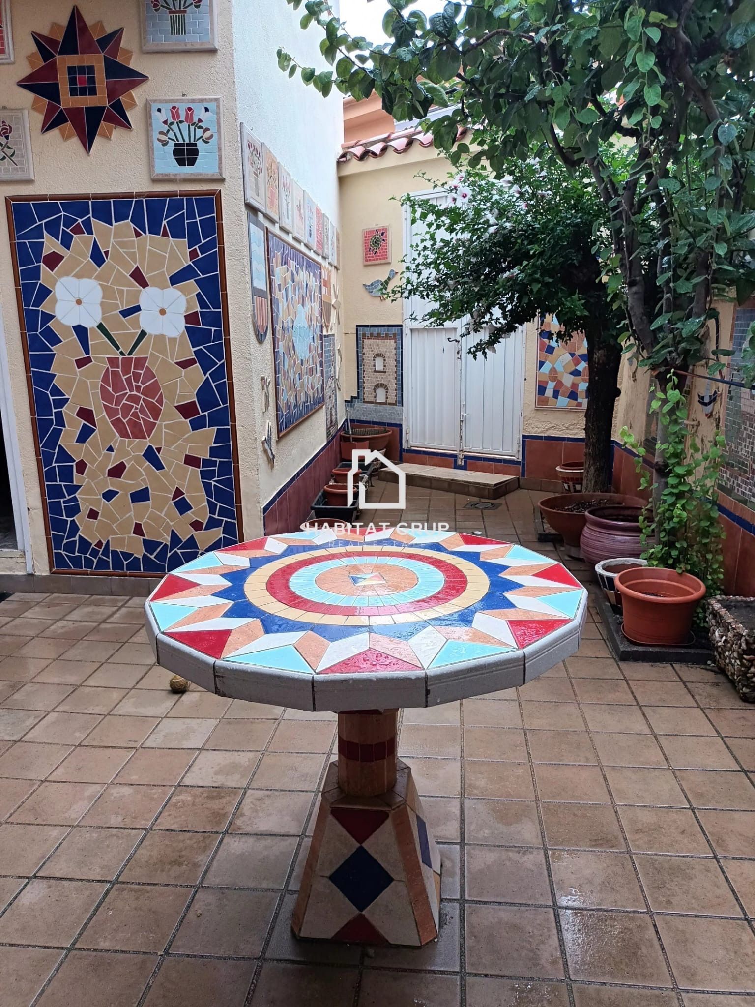 Terrassa de Casa adosada en venda en Riudarenes amb Aire condicionat, Calefacció i Jardí privat