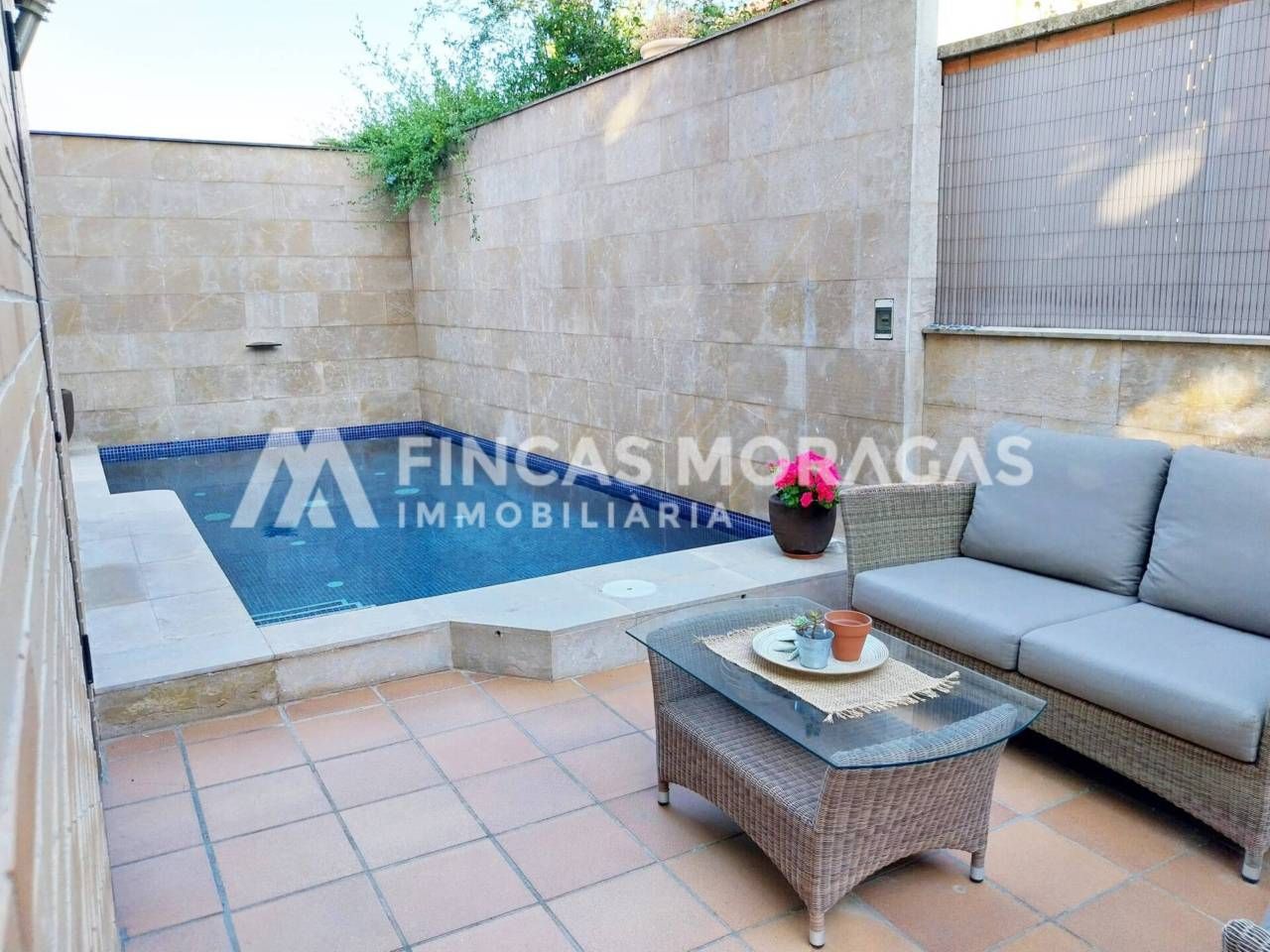 Terrassa de Casa o xalet en venda en Sant Cugat del Vallès amb Calefacció, Jardí privat i Piscina