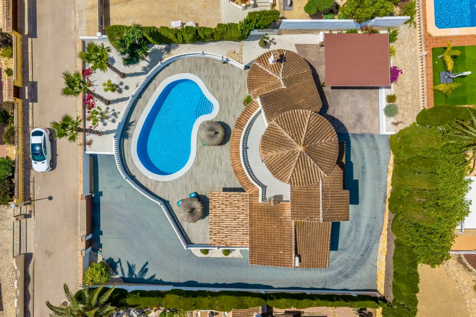 Schwimmbecken von Haus oder Chalet zum Verkauf in Moraira