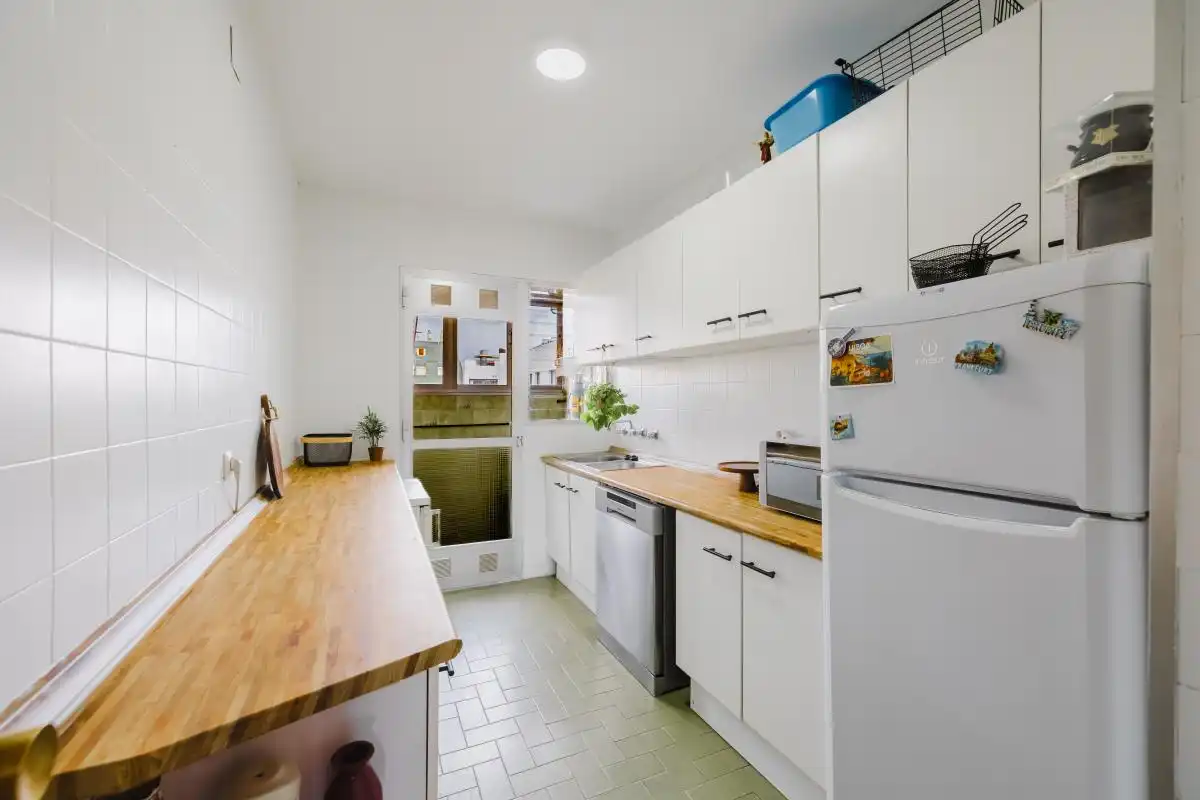 Kitchen of Flat for sale in Málaga  with Air Conditioner, Heating and Private garden