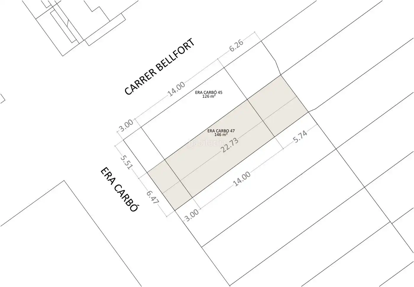 Wohnbaugrundstück zum Verkauf in Carrer Era d'en Carbó 45, imagen 5