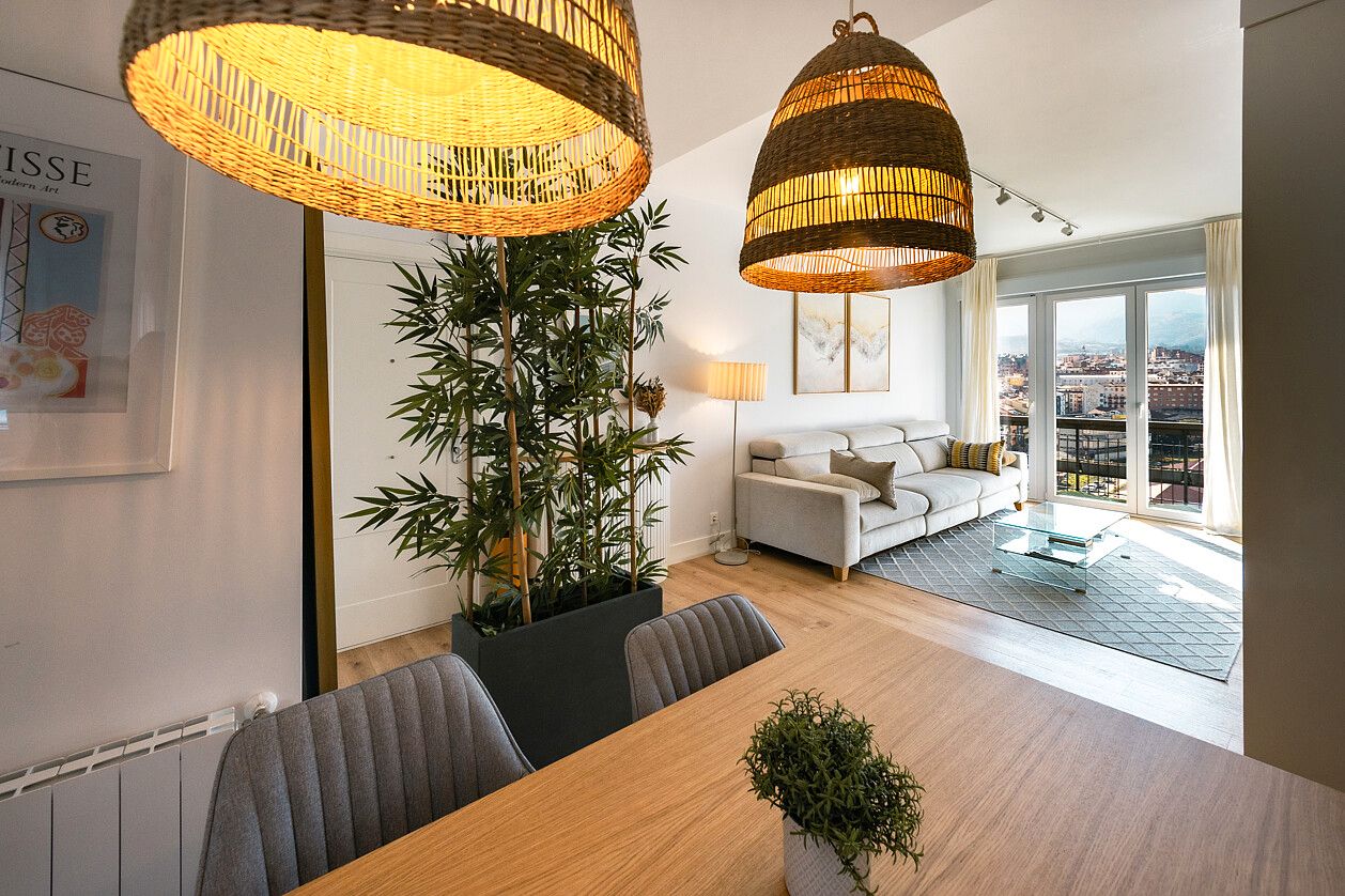 Living room of Flat for sale in Bilbao   with Heating and Terrace