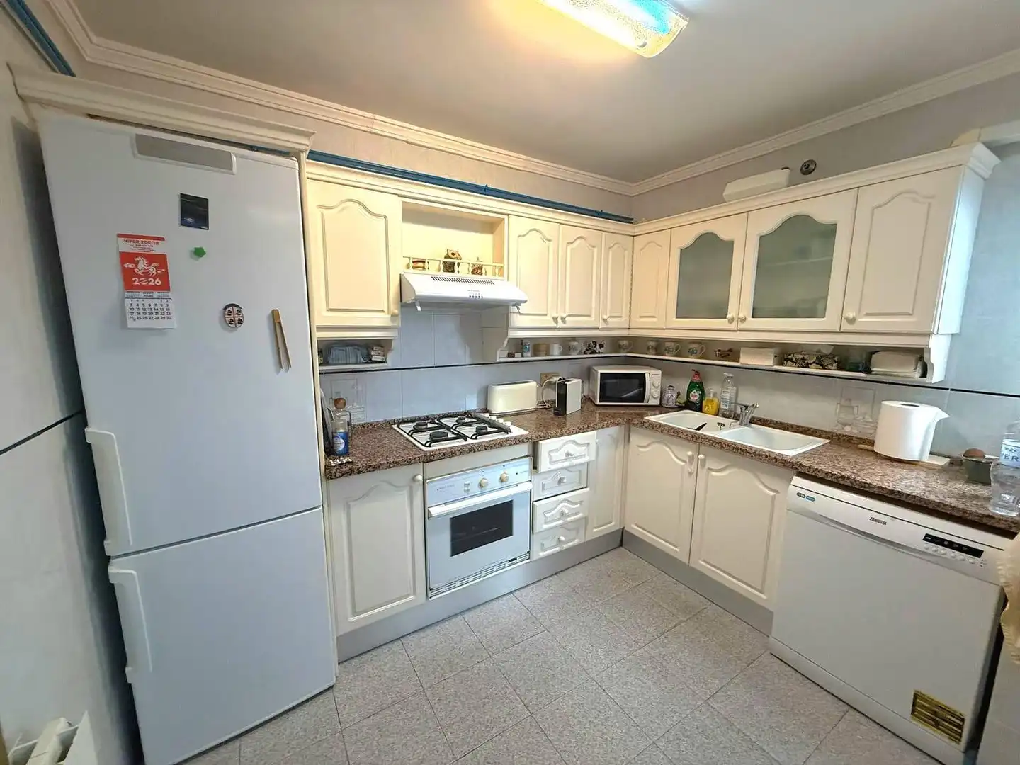 Cocina de Apartamento en venta en Calafell con Calefacción, Jardín privado y Terraza