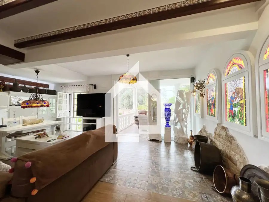 Living room of Houses for sale in San Vicente del Raspeig / Sant Vicent del Raspeig  with Air Conditioner, Heating and Private garden