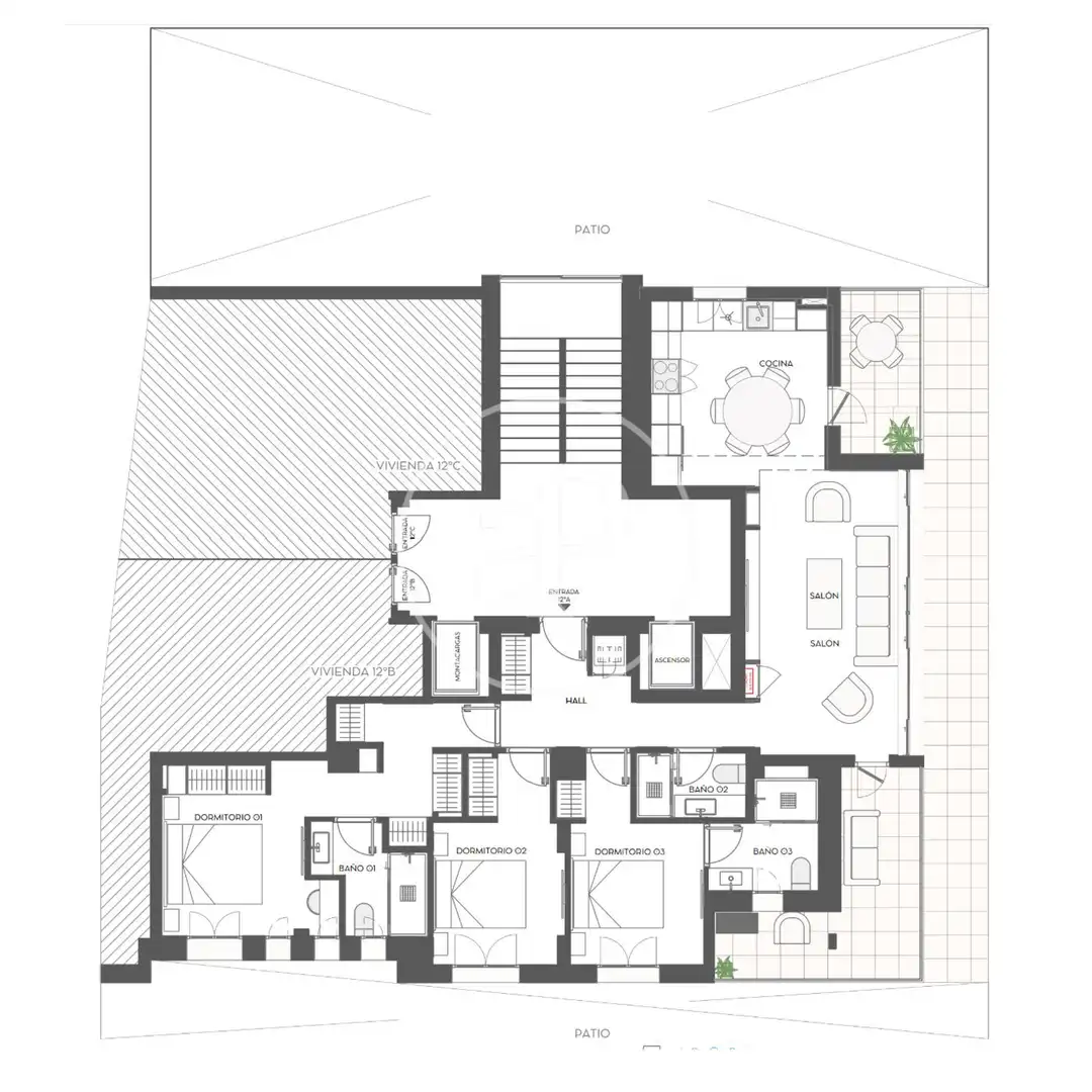 Flat with terrace for sale in Calle de Maldonado, imagen 16