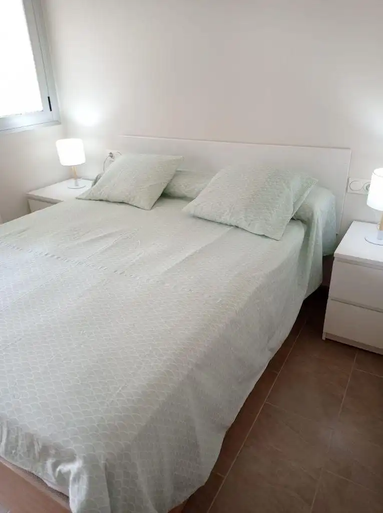Bedroom of Flat for rent in Roquetas de Mar  with Heating, Terrace and Furnished