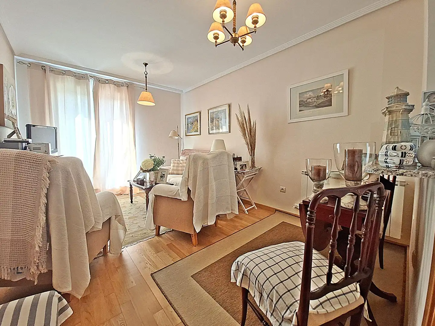Living room of Flat for sale in Vilagarcía de Arousa  with Heating, Private garden and Terrace