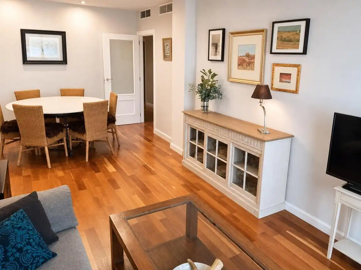 Esszimmer von Wohnung zur Miete in Alicante / Alacant mit Parkett und Möbliert
