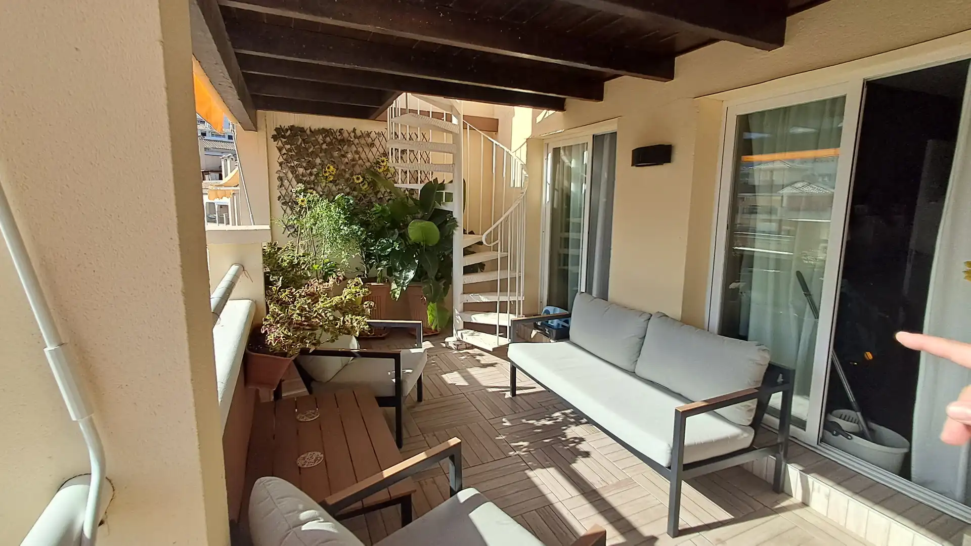 Terrassa de Dúplex en venda en Benalmádena amb Aire condicionat, Parquet i Terrassa