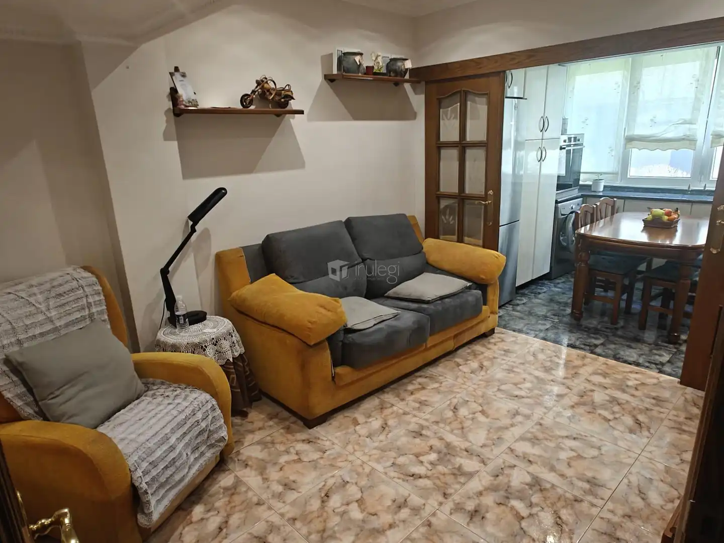 Sala de estar de Piso en venta en Andoain con Calefacción y Amueblado